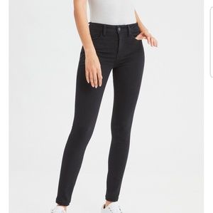 American Eagle black jeggings skinny jean